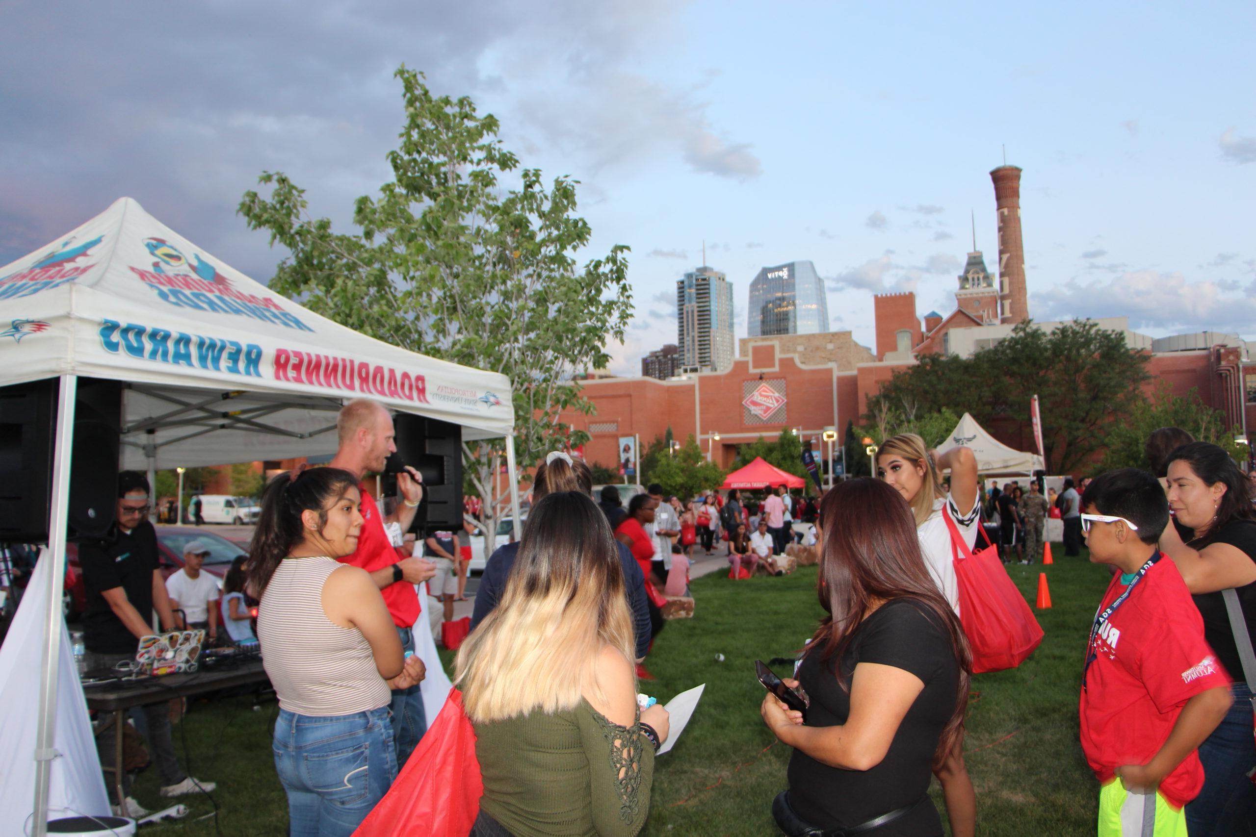 Image of the convocation event on campus